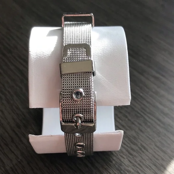 Christin Lars slimline stainless steel mesh strap watch - Picture 3 of 6